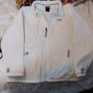 The North Face White Fleece Hoodie